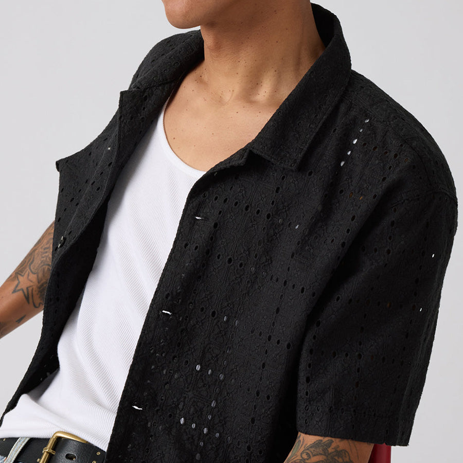 LEVI'S キャンプシャツ 着用 アップ