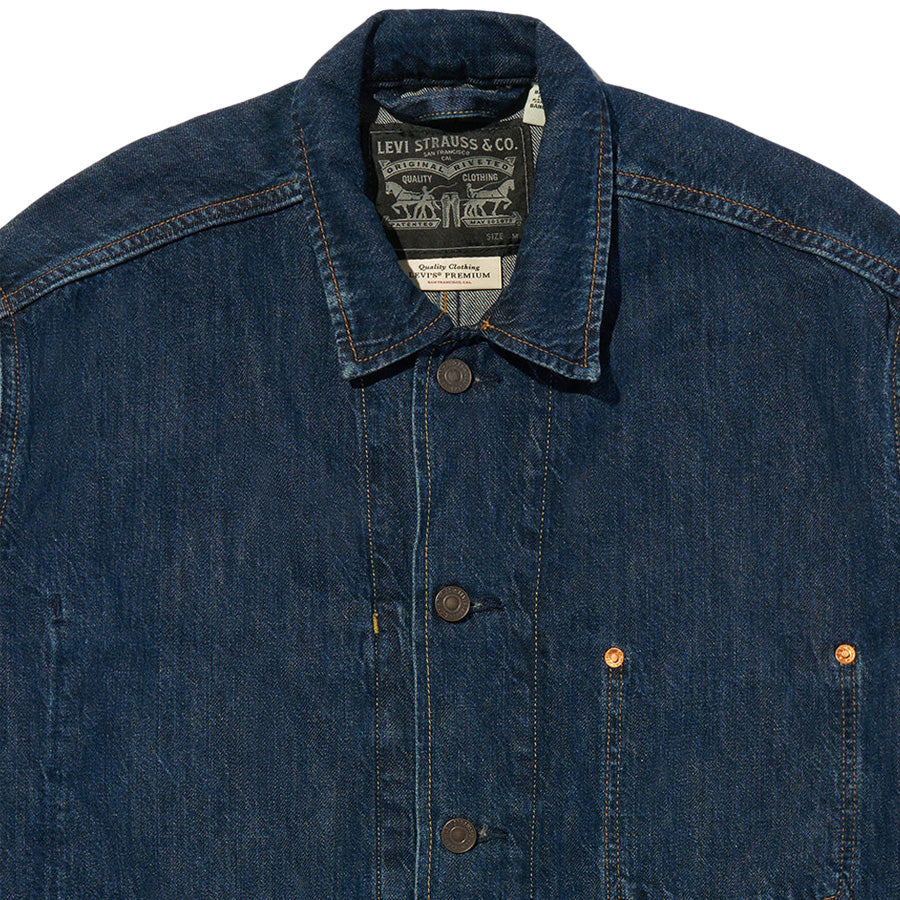 Levi's デニム エンジニアジャケット インディゴブルー メンズ