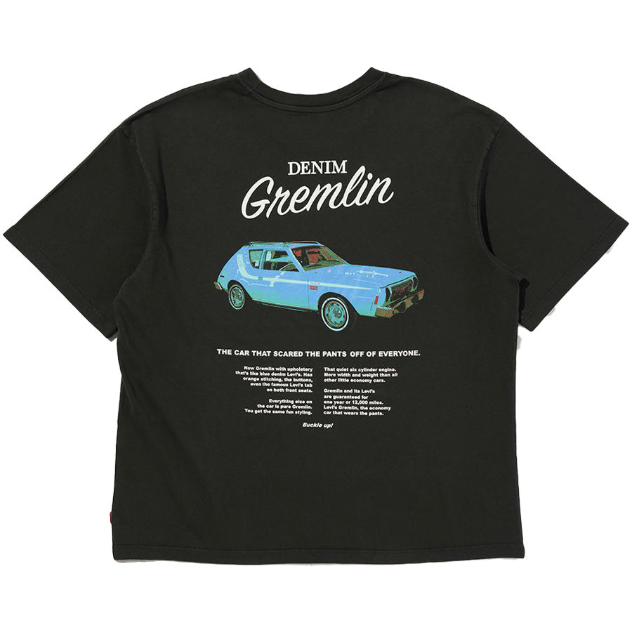 LEVI'S グラフィックTシャツ ブラック 背面