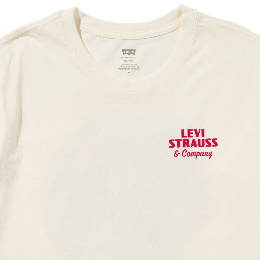 LEVI'S Tシャツ 上部ディテール