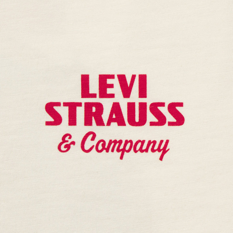 LEVI'S 左胸プリント ディテール