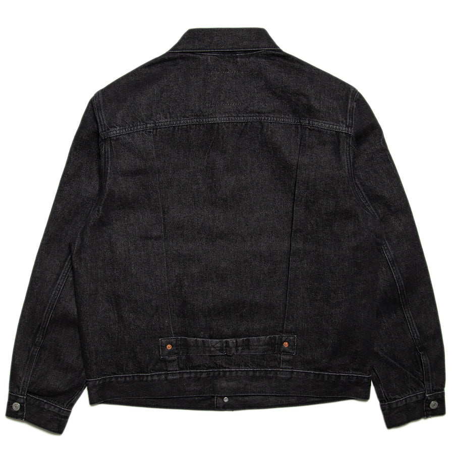 Levi's TYPE I トラッカージャケット セルビッジ ブラック メンズ