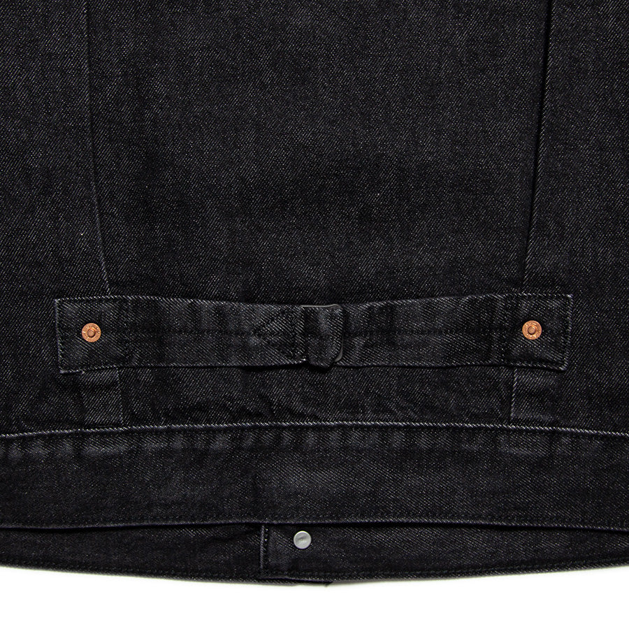 Levi's TYPE I トラッカージャケット セルビッジ ブラック メンズ