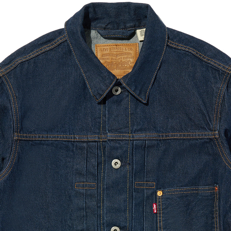 Levi's TYPE I トラッカージャケット ダークインディゴ セルビッジ メンズ