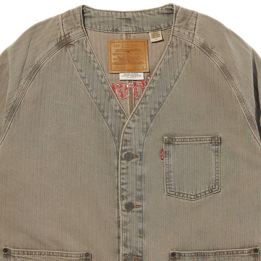 Levi's ユニオン エンジニア カーディガン ベージュ メンズ