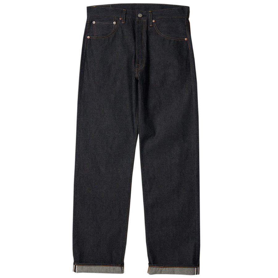 LEVI'S VINTAGE CLOTHING 1955 501® JEANS RIGID リジッド 平置き正面 501550079