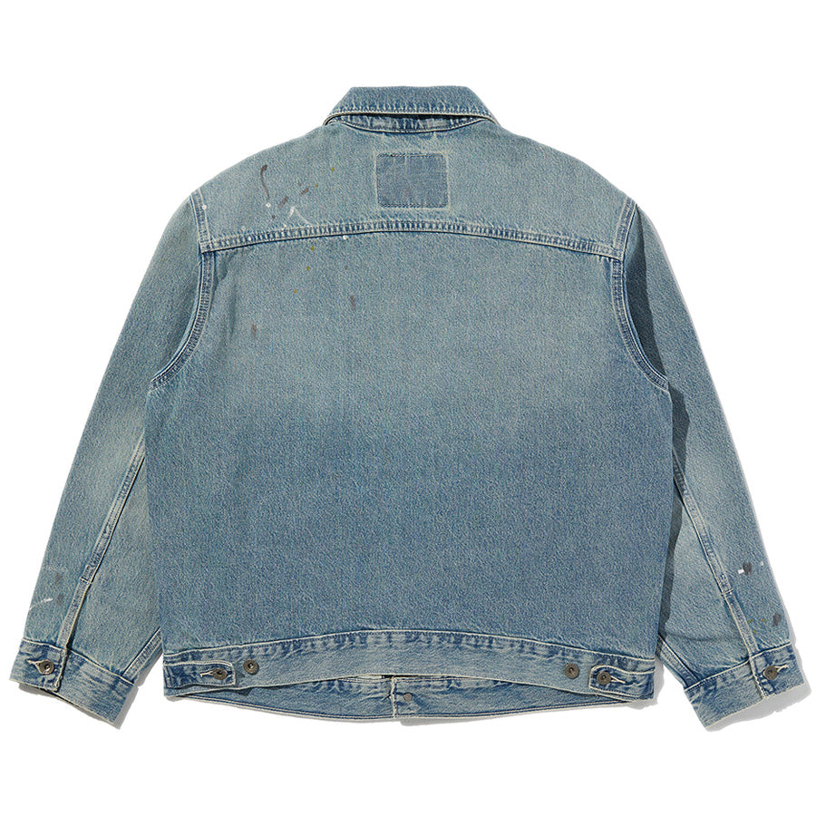 LEVI'S WORKWEAR SUNRISE トラッカージャケット インディゴウォッシュ 正面 背面 A48200031