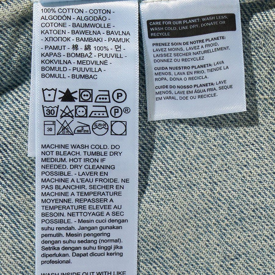 LEVI'S WORKWEAR SUNRISE トラッカージャケット インディゴウォッシュ 製品タグ A48200031