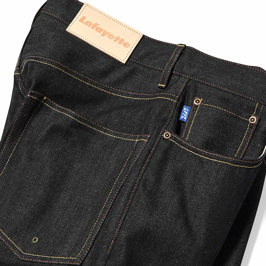LFYT 5 POCKET DENIM PANTS BAGGIE FIT デニムパンツ インディゴ 横向き詳細 LA261101