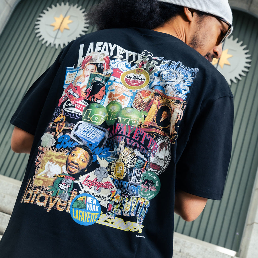 LFYT Tシャツ ブラック 着用 背面