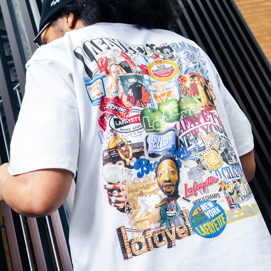 LFYT Tシャツ ホワイト 着用 背面