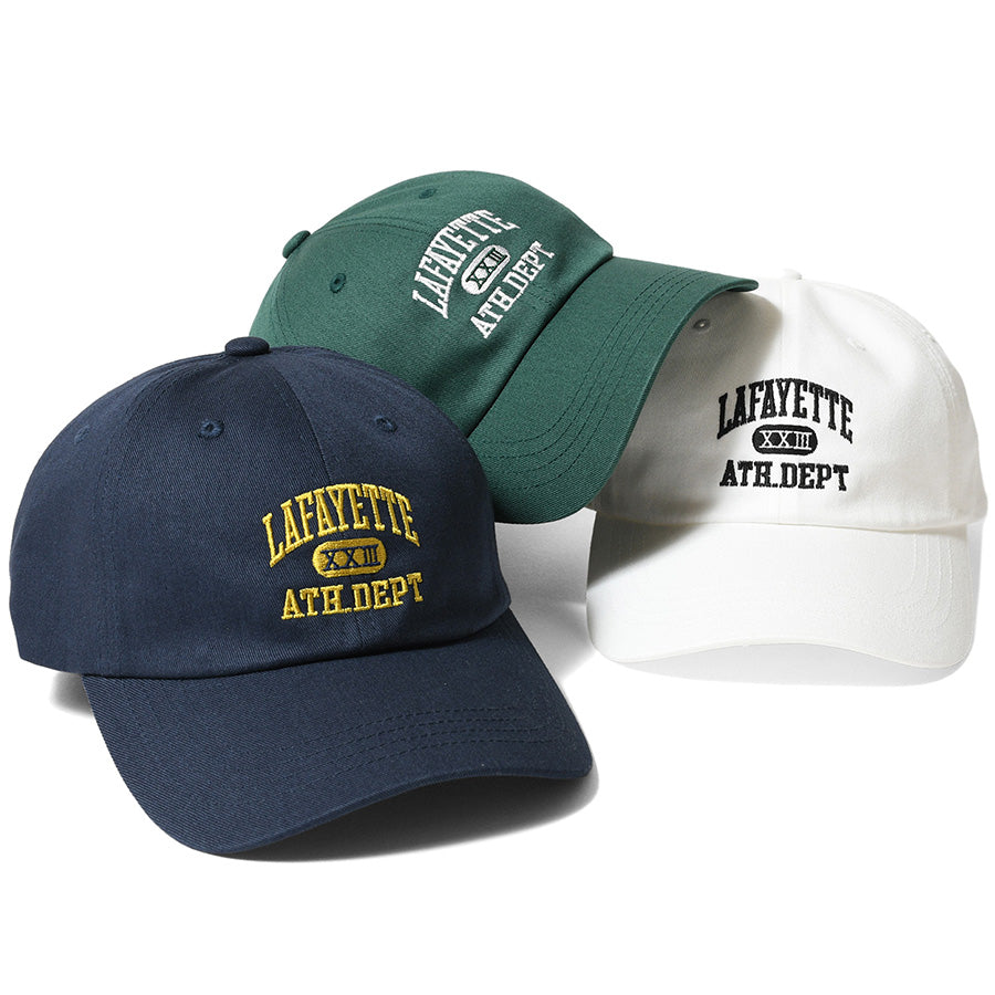 LFYT（エルエフワイティー）ATHLETICS DAD HAT ネイビー ホワイト グリーン