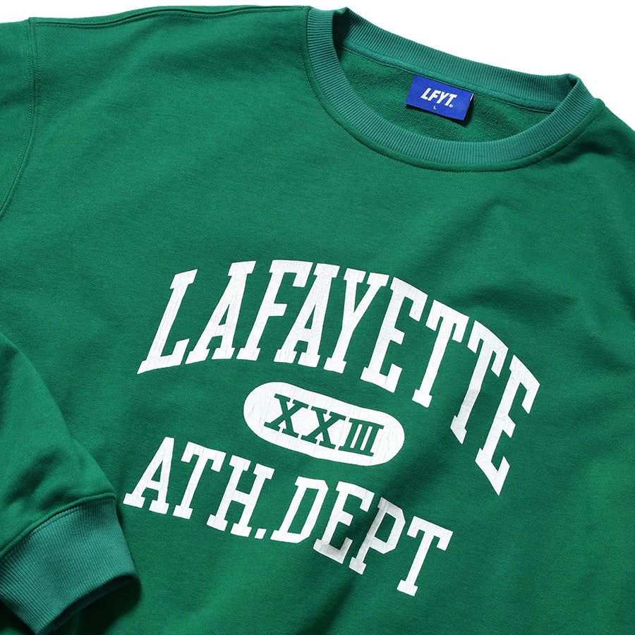 クラックプリントロゴ グリーン フロントデザイン