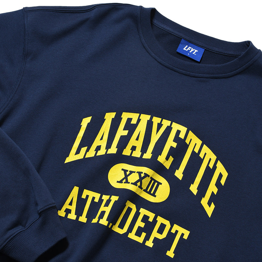 ATHLETICS クラックロゴ ネイビー フロントデザイン