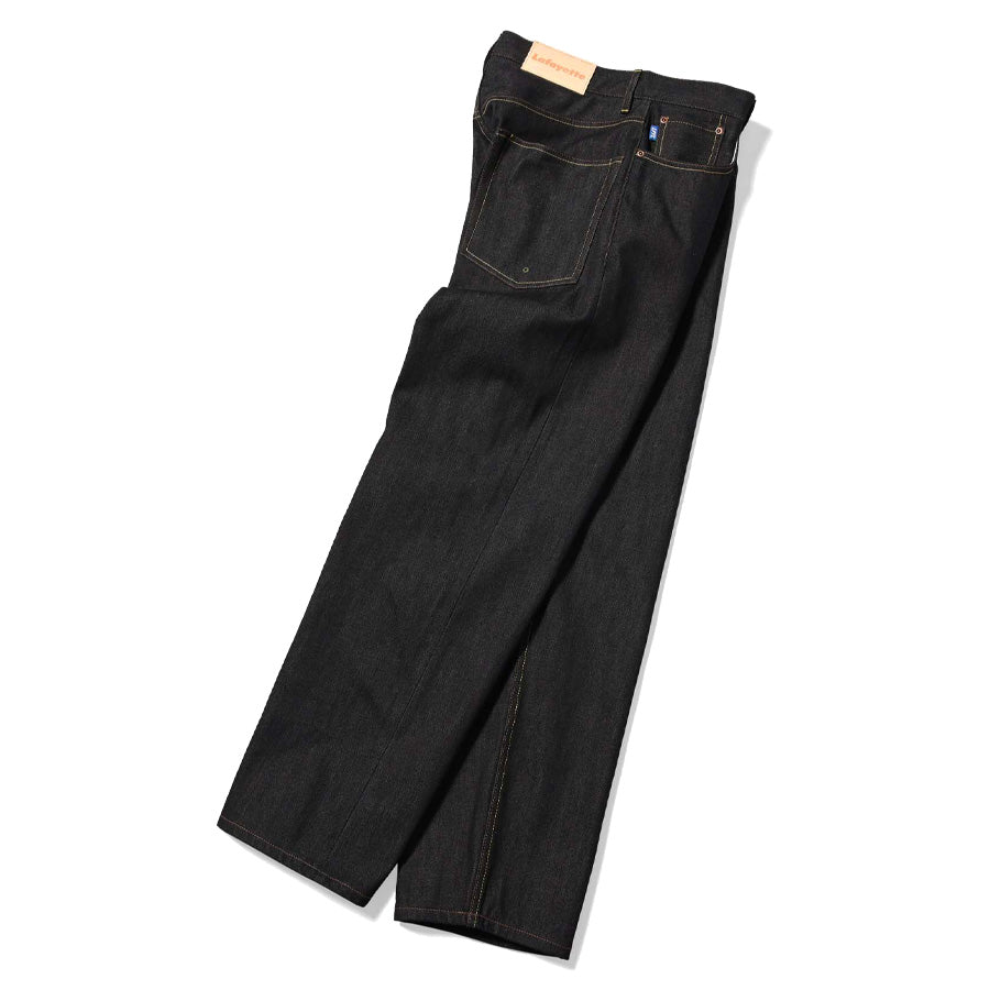 LFYT バギーデニムパンツ インディゴ 横