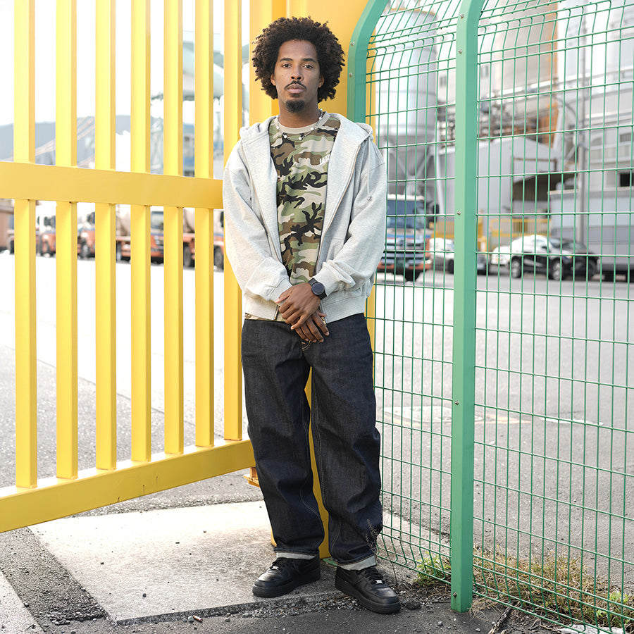 LFYT バギーフィット デニムパンツ メンズ 着用