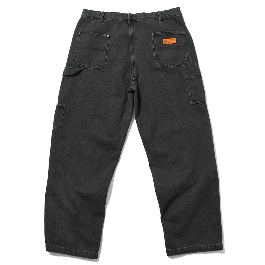 LFYT BLACK DENIM PAINTER PANTS デニム ペインターパンツ ブラック 背面 LA261102