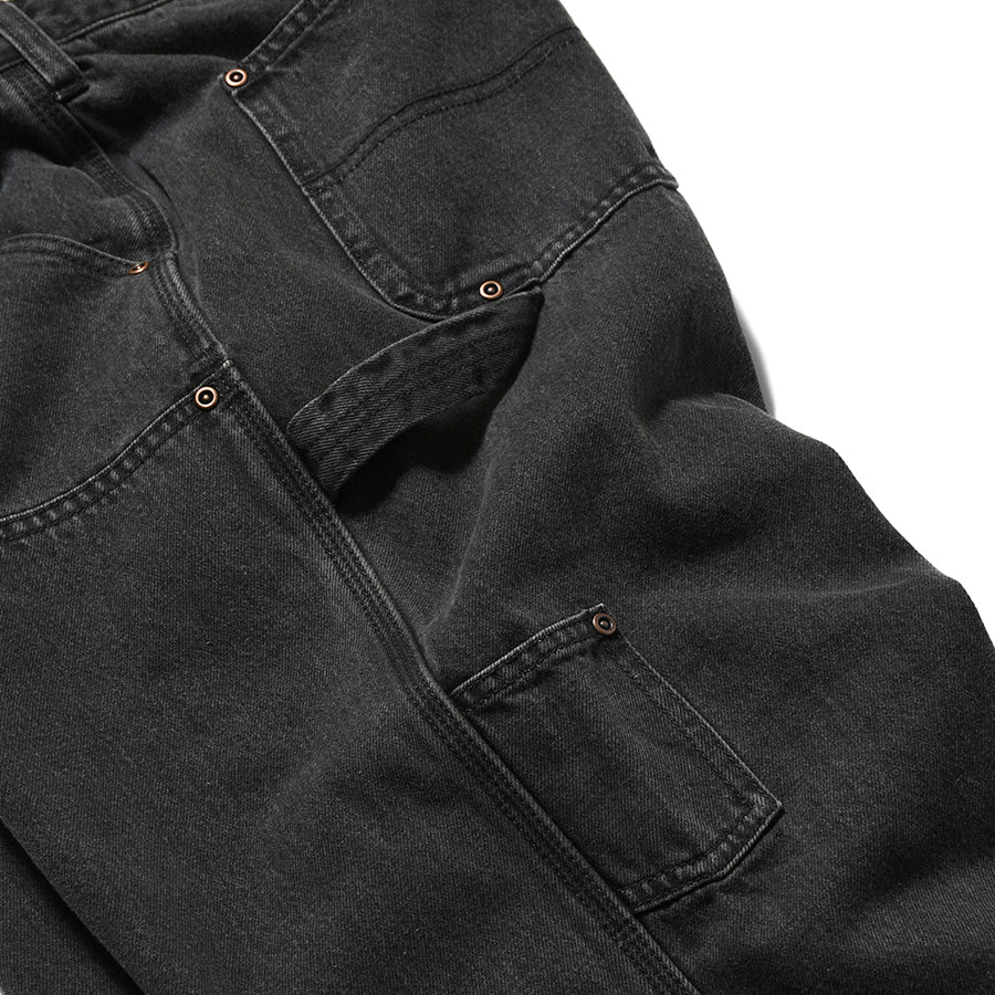 LFYT BLACK DENIM PAINTER PANTS デニム ペインターパンツ ブラック サイド ハンマーループ詳細 LA261102
