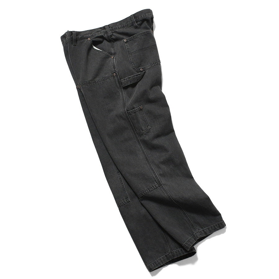 LFYT BLACK DENIM PAINTER PANTS デニム ペインターパンツ ブラック 横向き LA261102