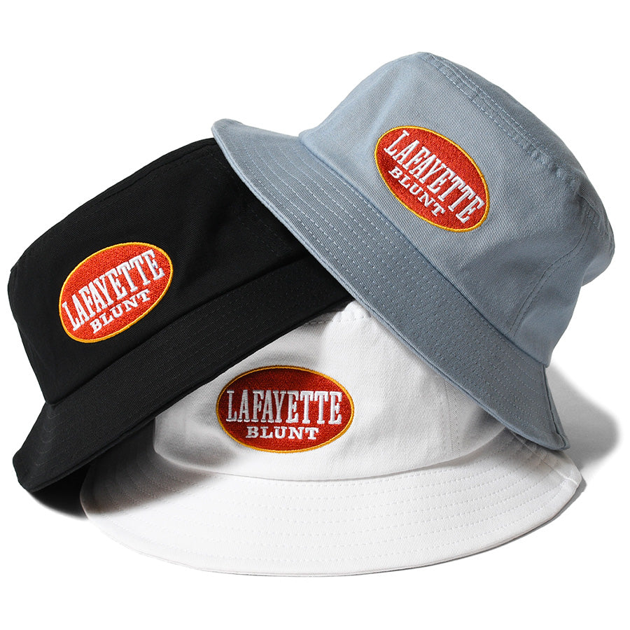 LFYT（エルエフワイティー）BLUNT BUCKET HAT ブラック ホワイト ライトブルー 3カラー比較 LS261407