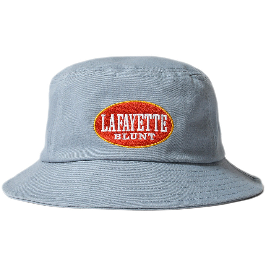 LFYT（エルエフワイティー）BLUNT BUCKET HAT ライトブルー 正面 平置き LS261407