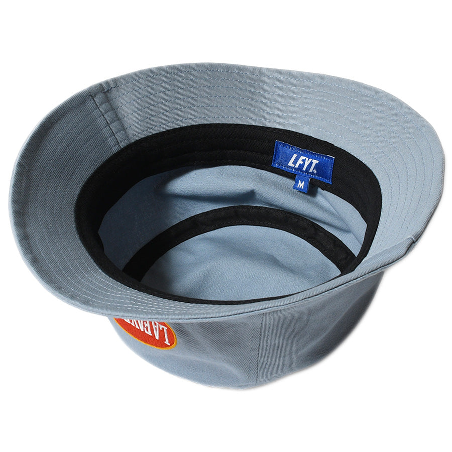 LFYT（エルエフワイティー）BLUNT BUCKET HAT ライトブルー 裏側 LS261407