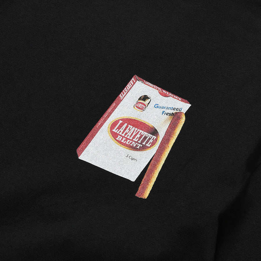 LFYT BLUNT TEE ブラック フロントロゴプリント詳細