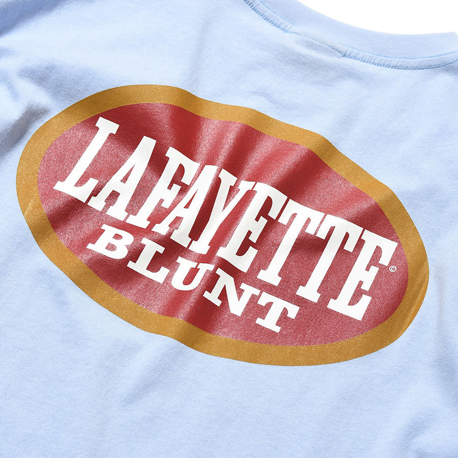 LFYT BLUNT TEE ライトブルー バックプリント詳細