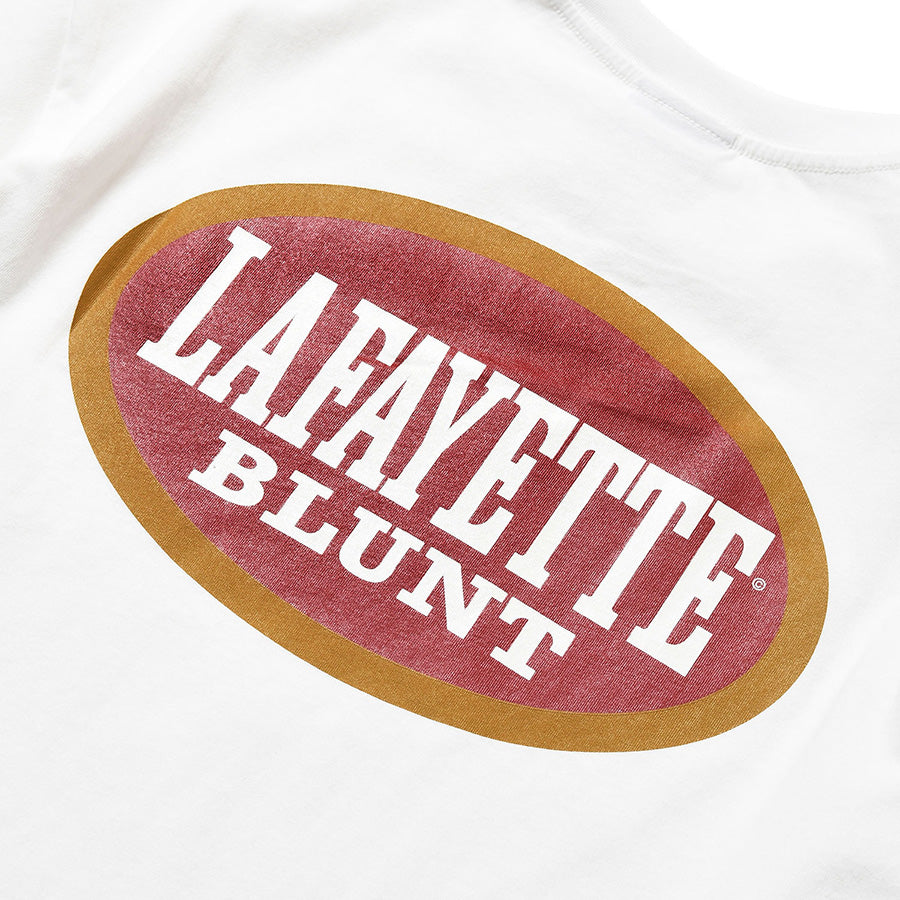 LFYT BLUNT TEE ホワイト バックプリント詳細ワイト 正面デザイン