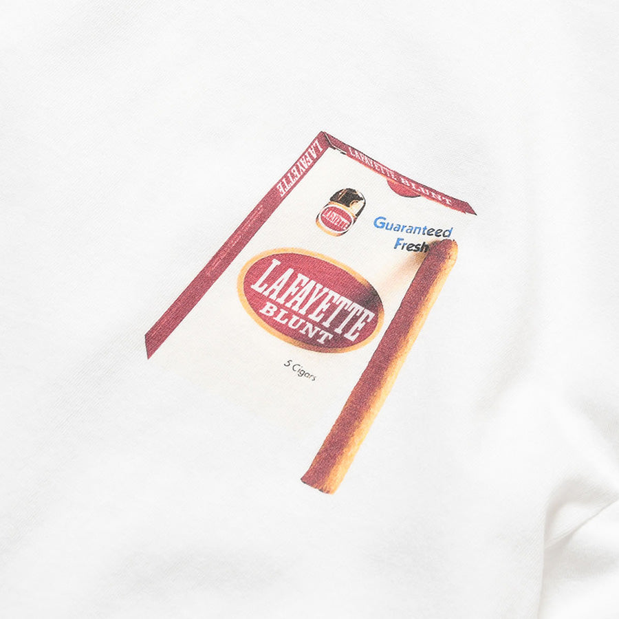 LFYT BLUNT TEE ホワイト フロントロゴプリント詳細