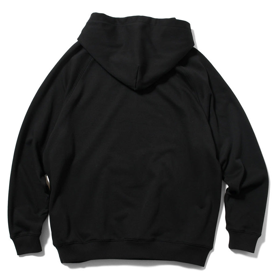 LFYT BOX LOGO HOODIE スウェット パーカー ブラック 背面 平置き LA260501
