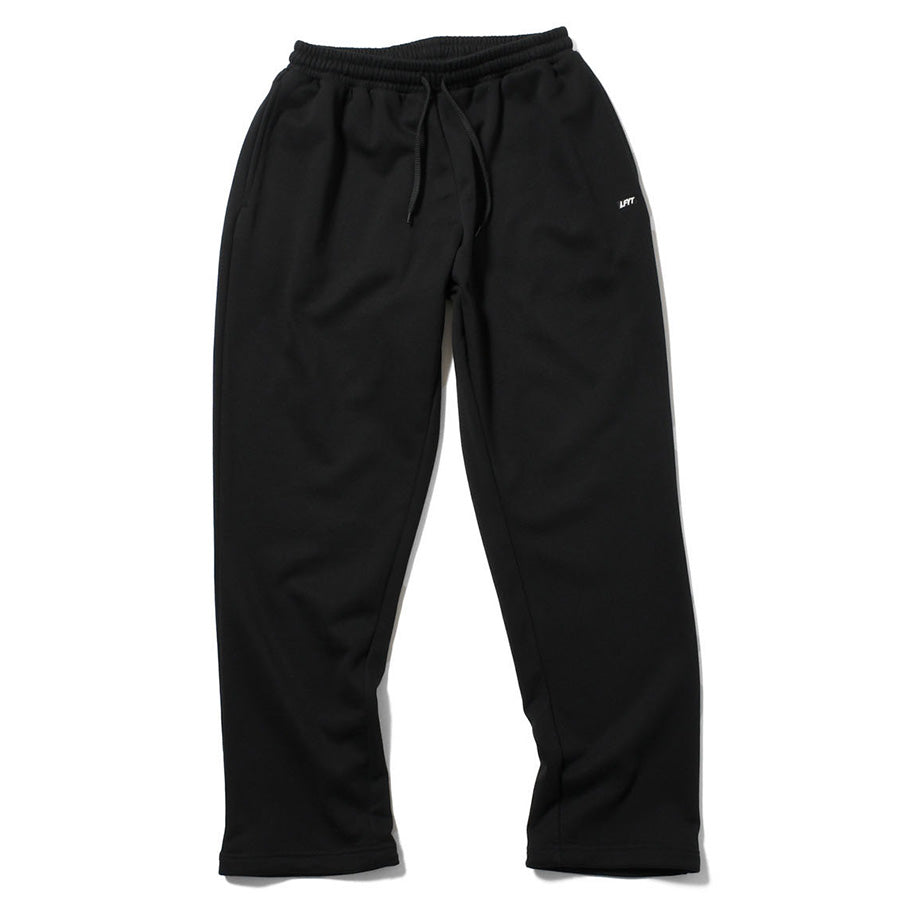 LFYT BOX LOGO SWEAT PANTS スウェットパンツ ブラック 正面 平置き LA261203