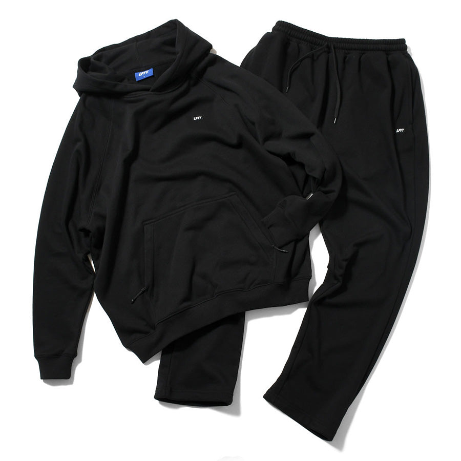 LFYT BOX LOGO SWEAT PANTS スウェットパンツ ブラック セットアップ 平置き LA261203