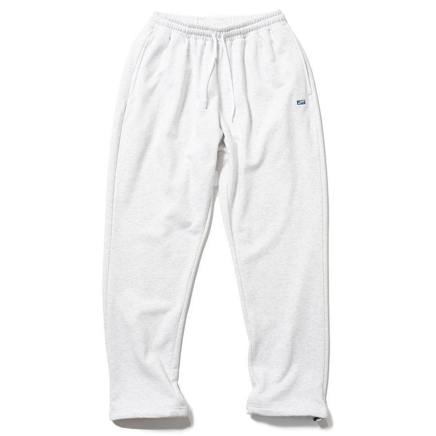 LFYT BOX LOGO SWEAT PANTS スウェットパンツ ヘザーグレー 正面 平置き LA261203