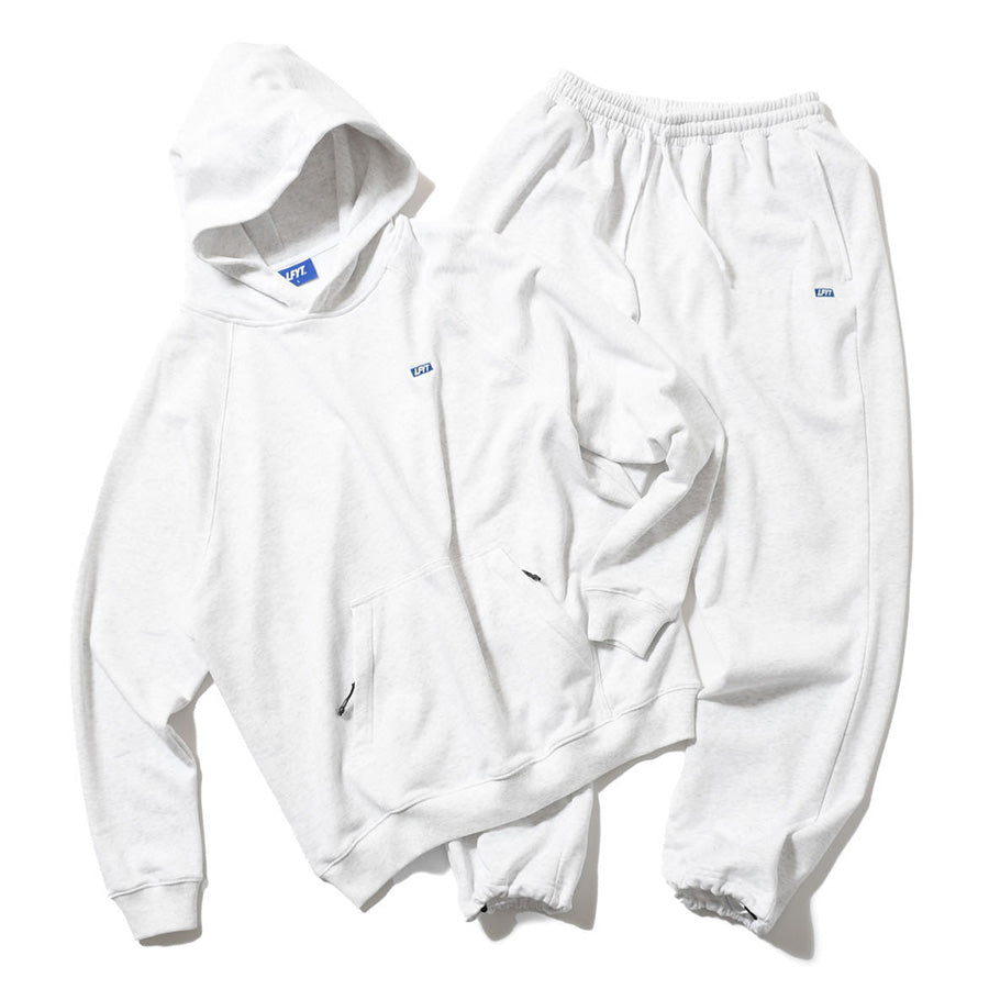 LFYT BOX LOGO SWEAT PANTS スウェットパンツ ヘザーグレー セットアップ 平置き LA261203