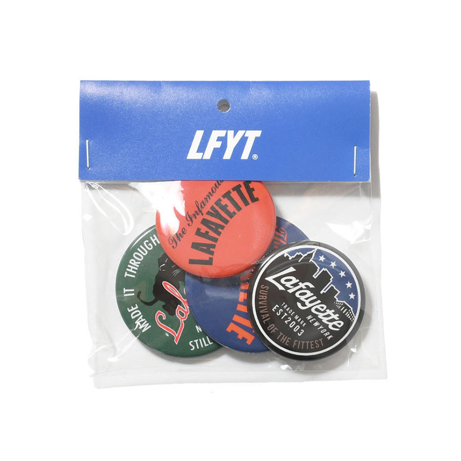 LFYT BUTTON BADGE SET バッジセット マルチカラー パッケージ状態 LA261701
