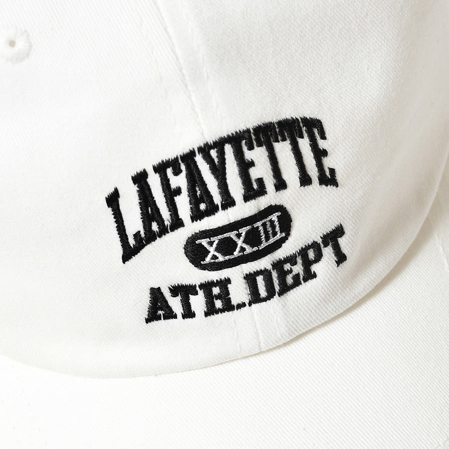 LFYT ATHLETICS DAD HAT ホワイト ロゴ刺繍