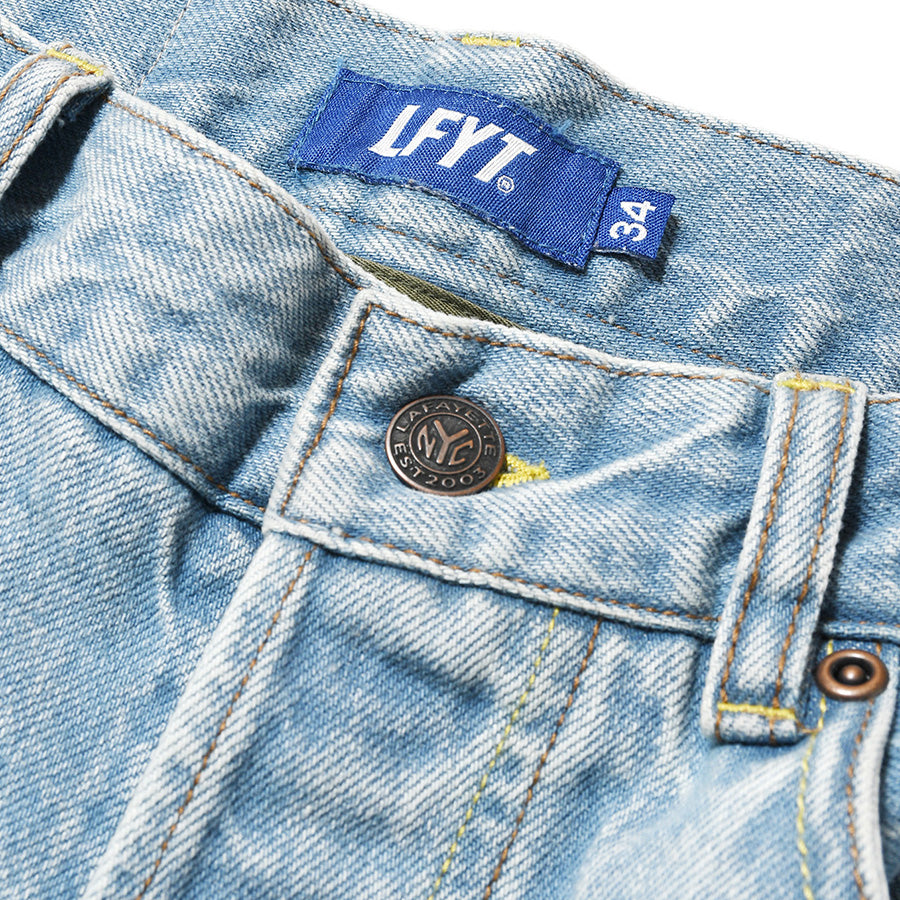 LFYT デニムパンツ ボタン