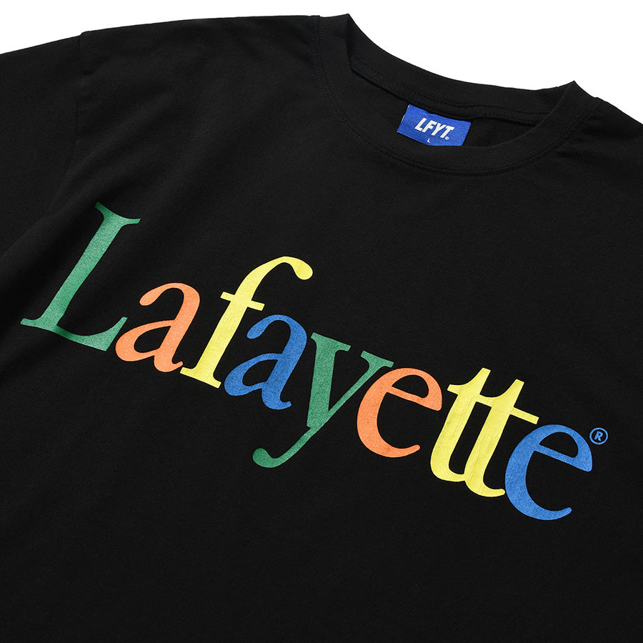 LFYT DIGITAL ICON TEE ブラック フロントプリント