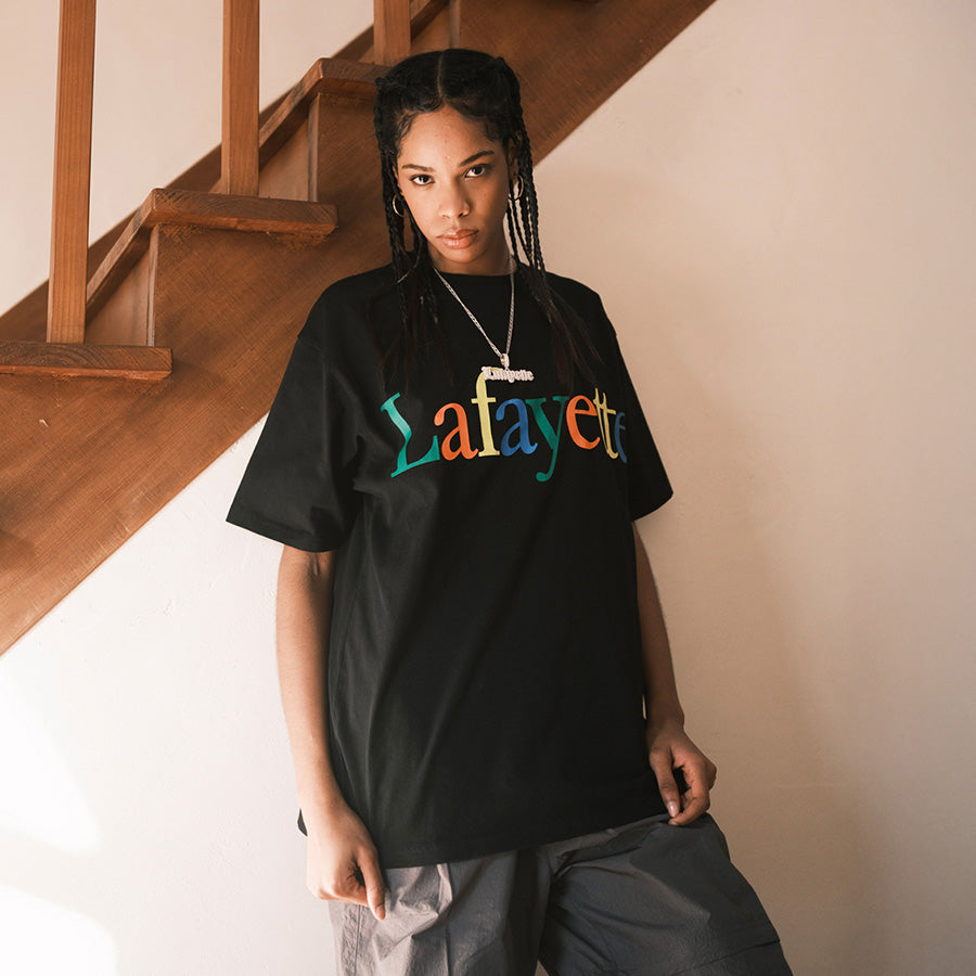LFYT DIGITAL ICON TEE ブラック 着用イメージ 別カット