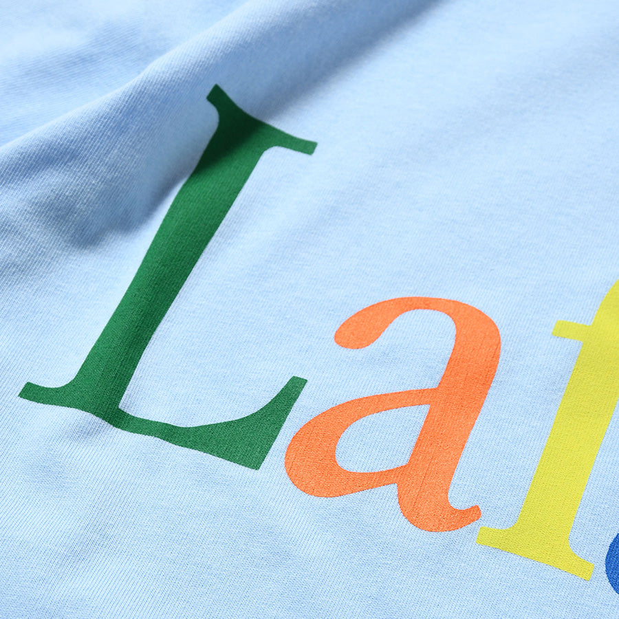 LFYT DIGITAL ICON TEE ライトブルー クラックプリント詳細