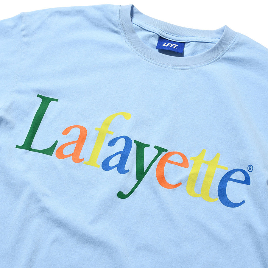 LFYT DIGITAL ICON TEE ライトブルー フロントプリント