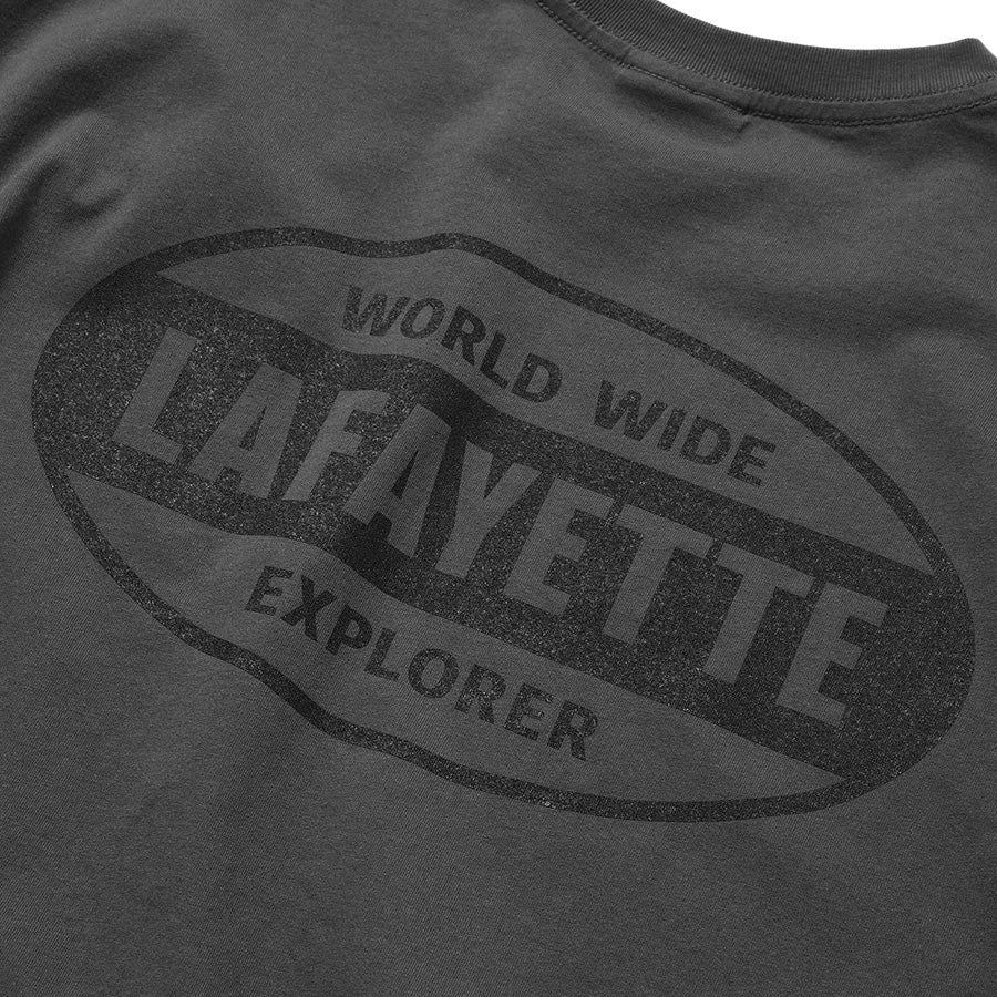 LFYT ブラック バックプリント ディテール