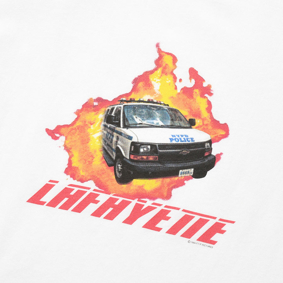 LFYT FULL SPEED TEE ホワイト フロントグラフィック デザイン