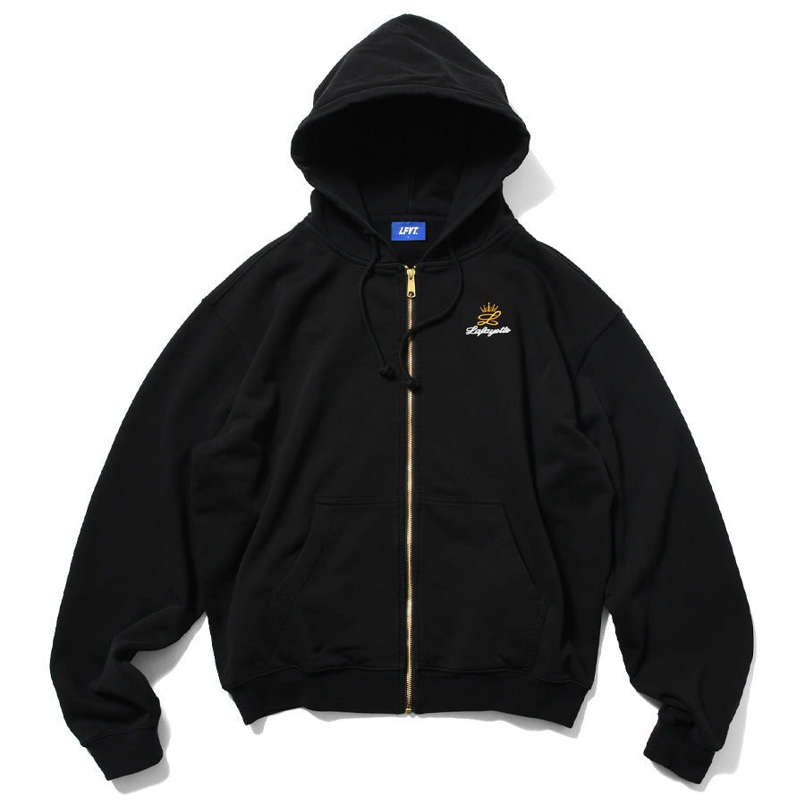 【未開封】TOTALFAT パーカー ブラック×ゴールド L LFYT（エルエフワイティー） GOLD L LOGO ZIP HOODIE フルジップ