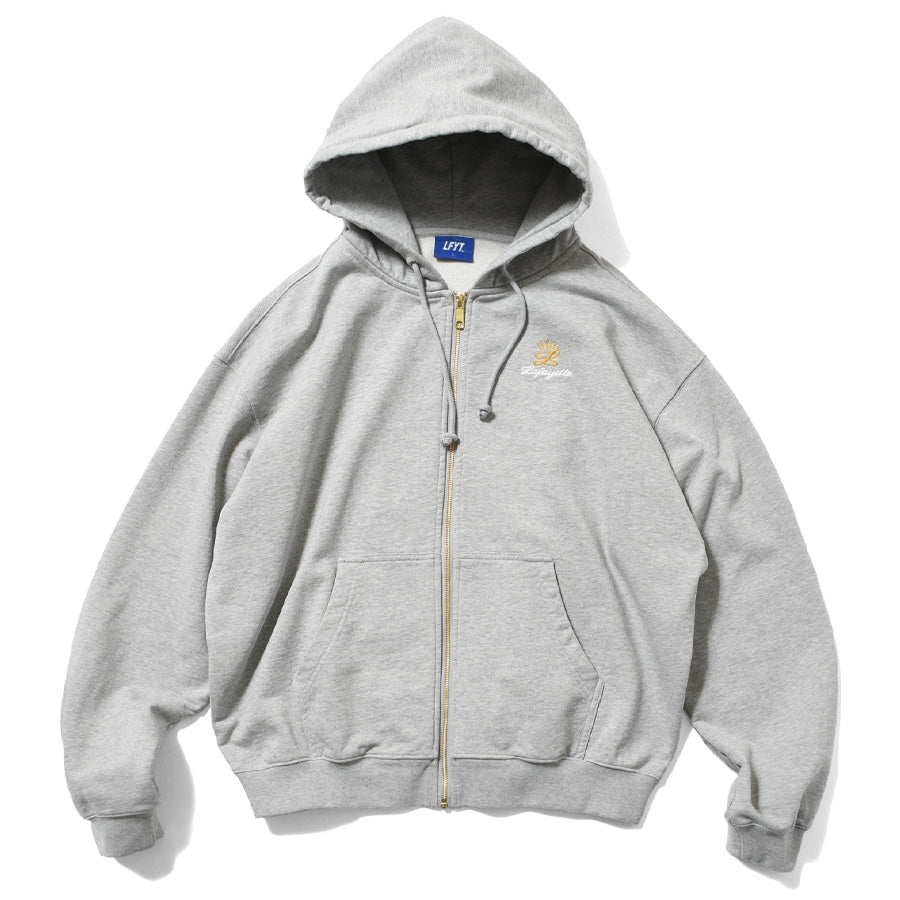 LFYT ジップパーカー ヘザーグレー 正面