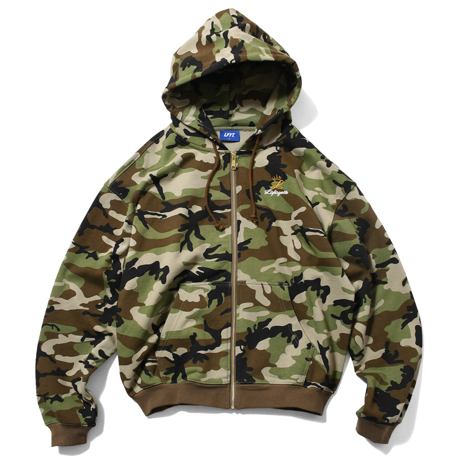 LFYT（エルエフワイティー） GOLD L LOGO ZIP HOODIE フルジップ