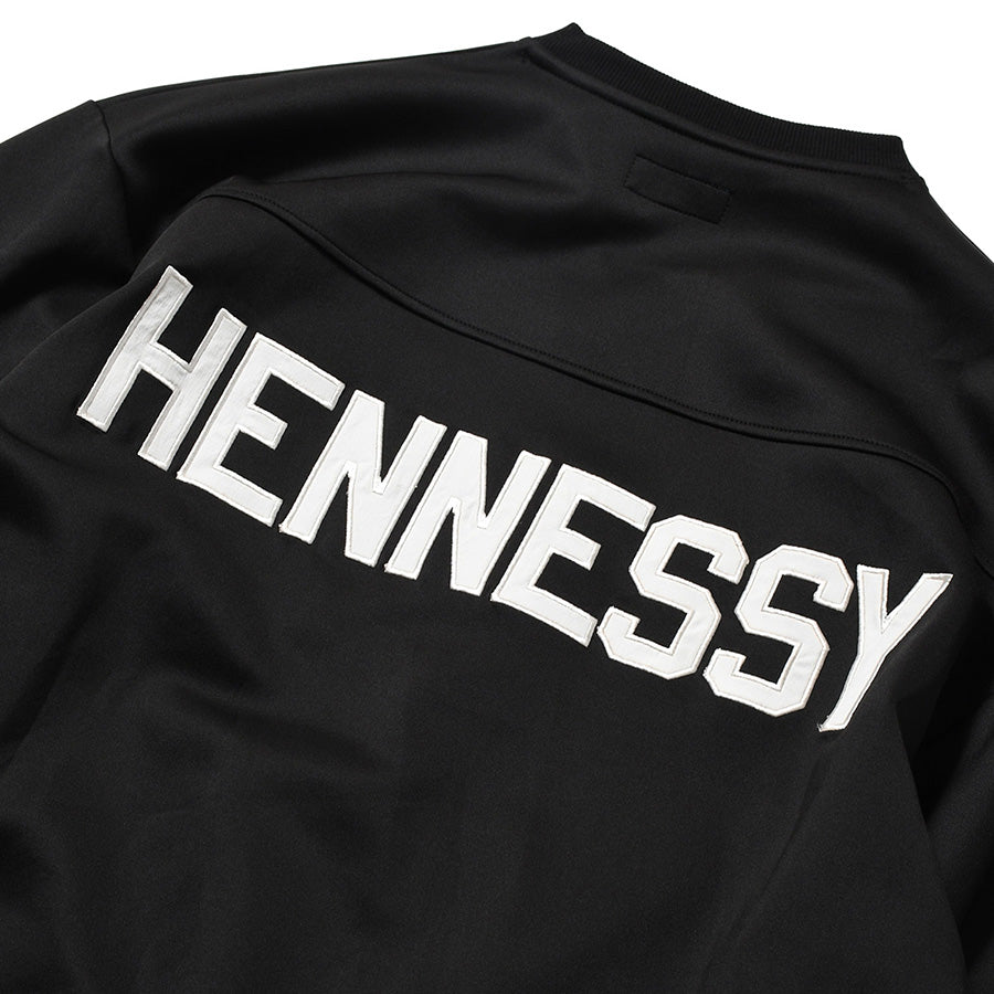 LFYT HENNY FOOTBALL JERSEY フットボールジャージ ブラック 裾タグ 袖リブ LA260202