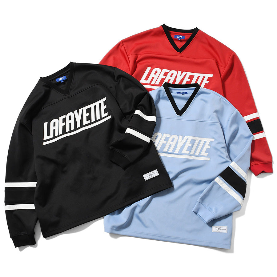 LFYT HENNY FOOTBALL JERSEY フットボールジャージ ブラック レッド ブルー 3カラー LA260202