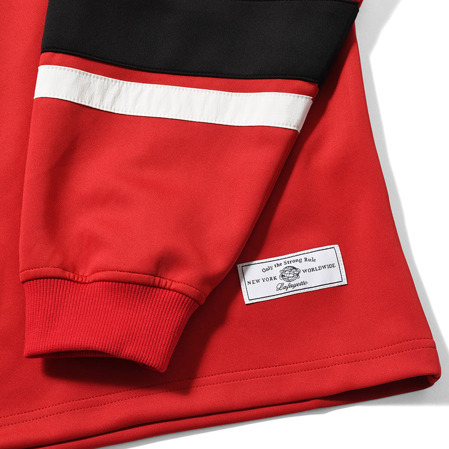 LFYT HENNY FOOTBALL JERSEY フットボールジャージ レッド バックプリント LA260202
